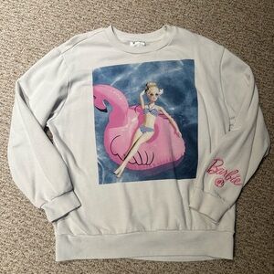 Barbie Graphic oversized Crewneck Sweatshirt